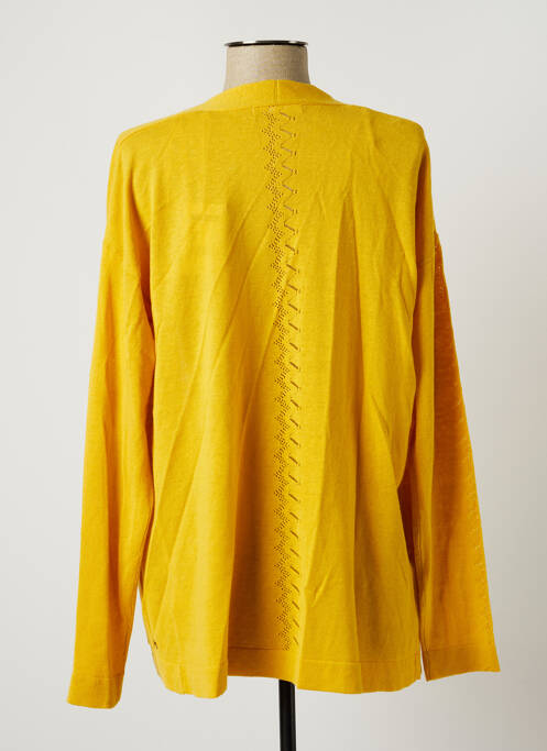 Gilet manches longues jaune KATMAI femme