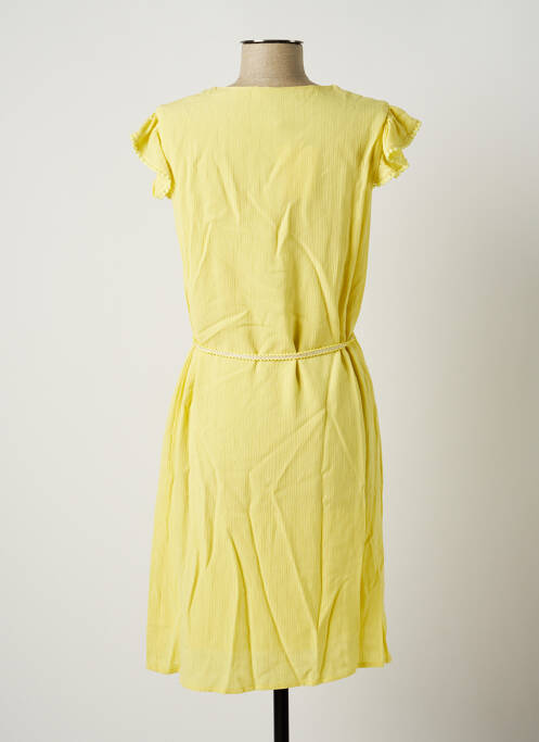 Robe mi-longue jaune JULIE GUERLANDE pour femme