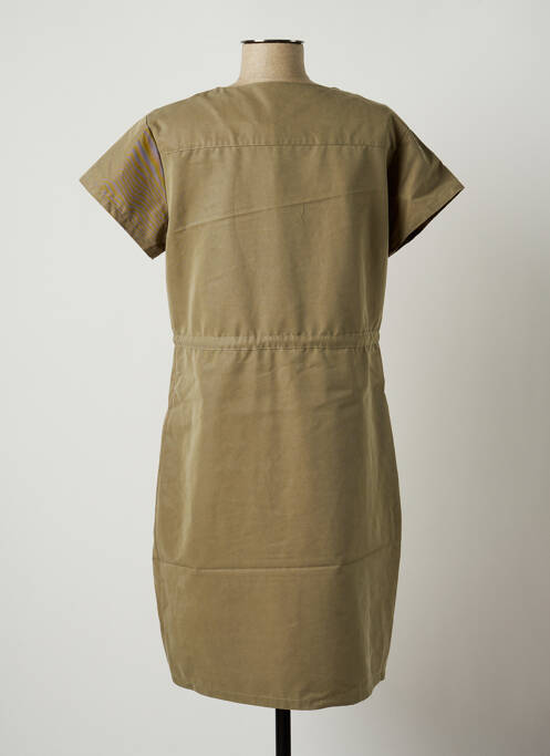 Robe mi-longue vert JULIE GUERLANDE pour femme