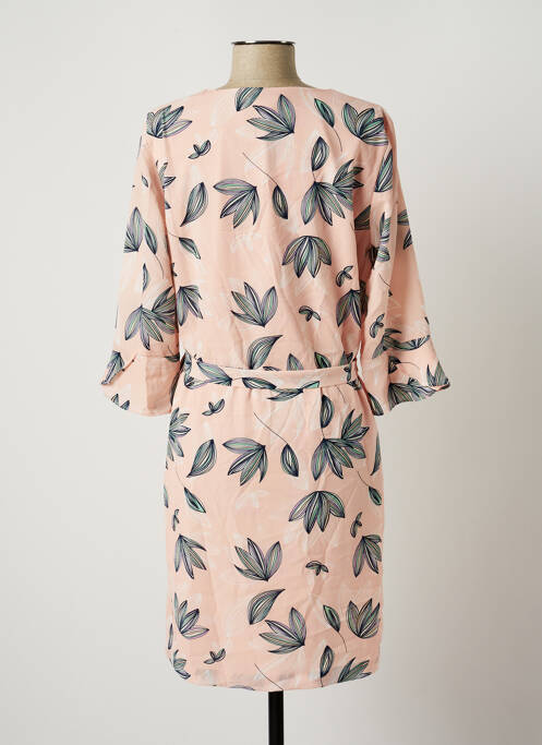 Robe mi-longue rose DIANE LAURY pour femme