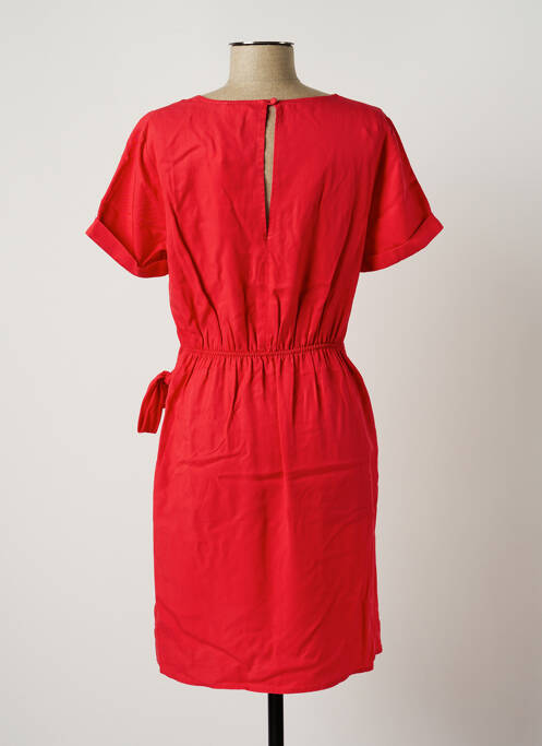 Robe mi-longue rouge C'EST BEAU LA VIE pour femme