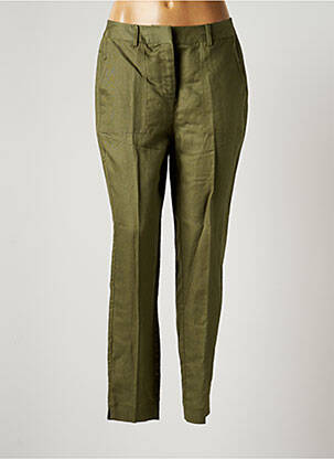 Pantalon chino vert NINA KALIO pour femme