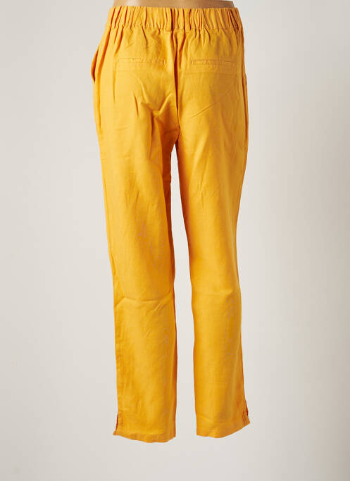 Pantalon chino orange C'EST BEAU LA VIE pour femme