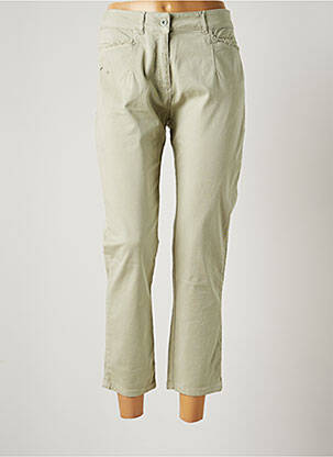 Pantalon 7/8 vert DIANE LAURY pour femme