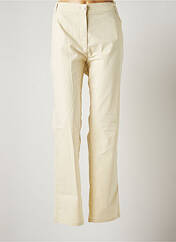 Pantalon slim beige DIANE LAURY pour femme seconde vue