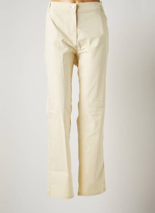 Pantalon slim beige DIANE LAURY pour femme