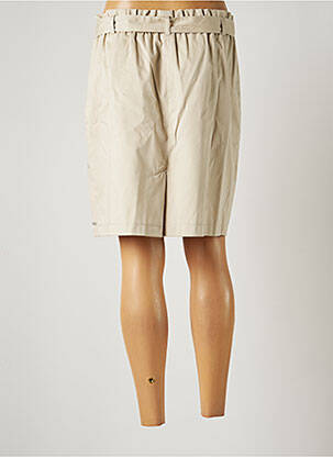 Jupe mi-longue coupe droite beige JULIE GUERLANDE femme