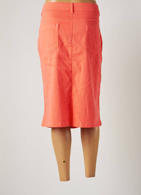 Jupe mi-longue rose DIANE LAURY pour femme