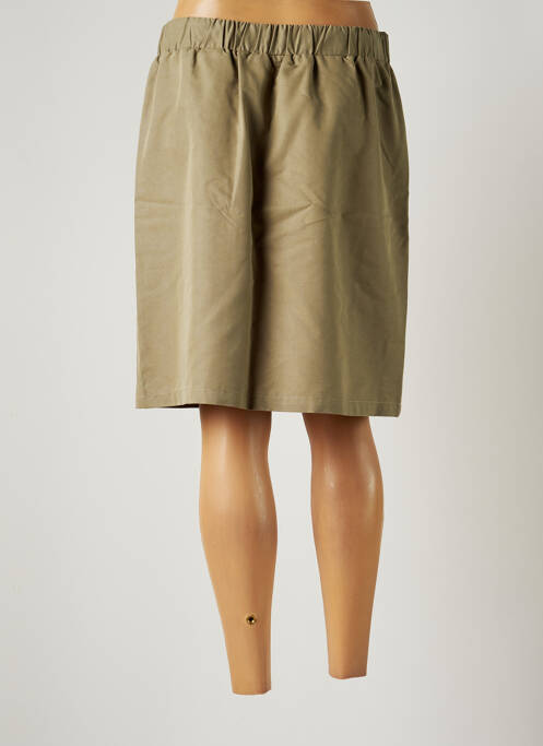 Jupe mi-longue vert JULIE GUERLANDE pour femme