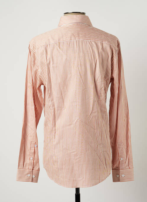 Chemise manches longues marron ODB pour homme