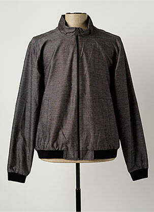 Blouson finition intérieure doublure satiné gris ODB homme