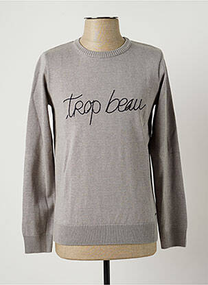 Pull gris ODB pour homme