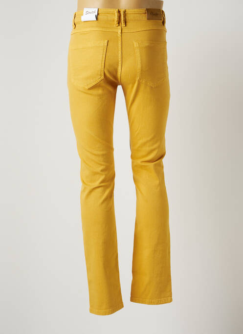 Jeans coupe slim jaune CHARLES DE SEYNE pour homme