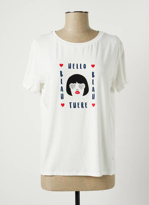 T-shirt blanc I.CODE (By IKKS) pour femme