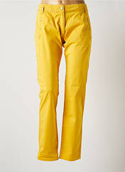 Pantalon droit jaune MADO ET LES AUTRES pour femme seconde vue