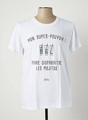 T-shirt blanc LE FABULEUX SHAMAN pour homme