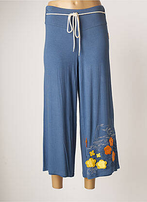Pantalon 7/8 bleu MAMATAYOE pour femme