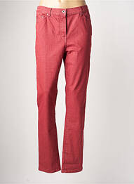 Jeans coupe slim slim taille normale rouge ANNE KELLY femme