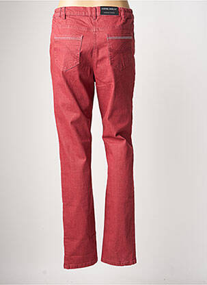 Jeans coupe slim slim taille normale rouge ANNE KELLY femme
