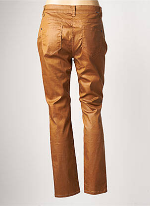 Pantalon slim taille haute taille haute marron DIANE LAURY femme