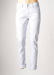 Jeans coupe slim slim taille basse bleu CKS femme