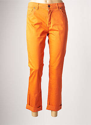 Pantalon slim orange LA FEE MARABOUTEE pour femme