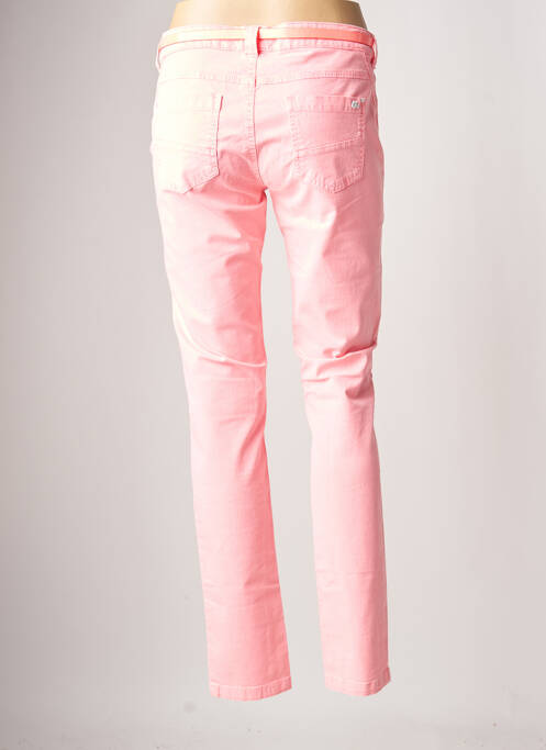 Jeans coupe slim rose CKS pour femme