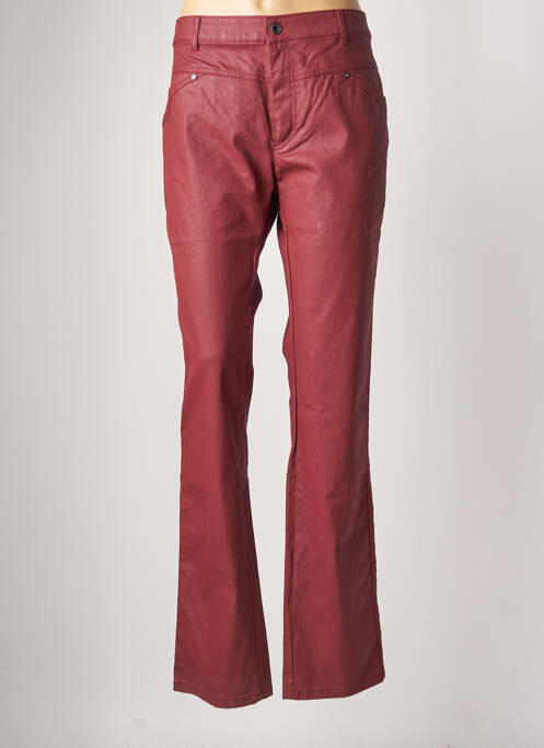 Pantalon droit rouge ONE STEP pour femme