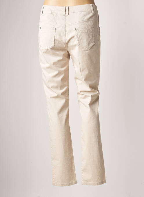 Pantalon slim beige FRED SABATIER pour femme