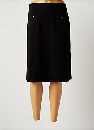 Jupe mi-longue stretch noir DIANE LAURY femme