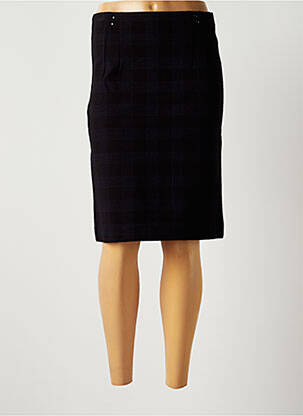 Jupe mi-longue stretch noir EAST DRIVE femme