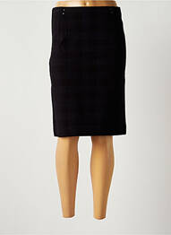 Jupe mi-longue taille haute noir EAST DRIVE femme