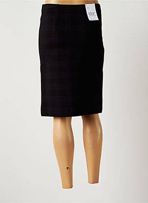 Jupe mi-longue stretch noir EAST DRIVE femme