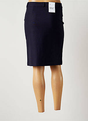 Jupe mi-longue stretch bleu EAST DRIVE femme
