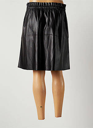 Jupe mi-longue coupe évasée noir GEISHA femme