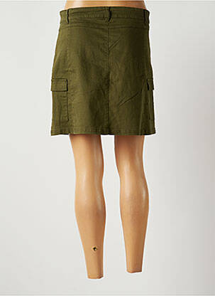 Jupe courte taille normale vert MD'M femme