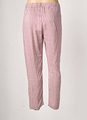 Pantalon droit taille élastique taille normale violet WMN femme