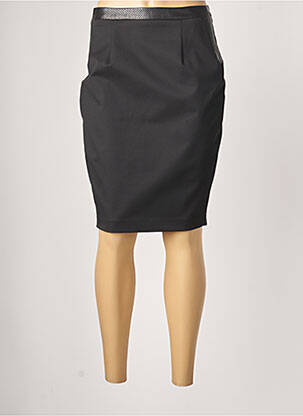 Jupe mi-longue taille normale noir I.CODE (By IKKS) femme