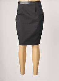 Jupe mi-longue taille normale noir I.CODE (By IKKS) femme