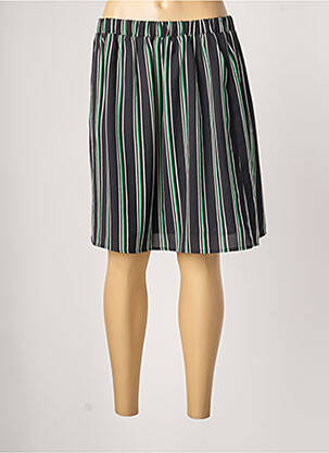 Jupe mi-longue doublure textile noir SMASHED LEMON femme