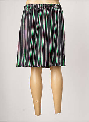 Jupe mi-longue doublure textile noir SMASHED LEMON femme