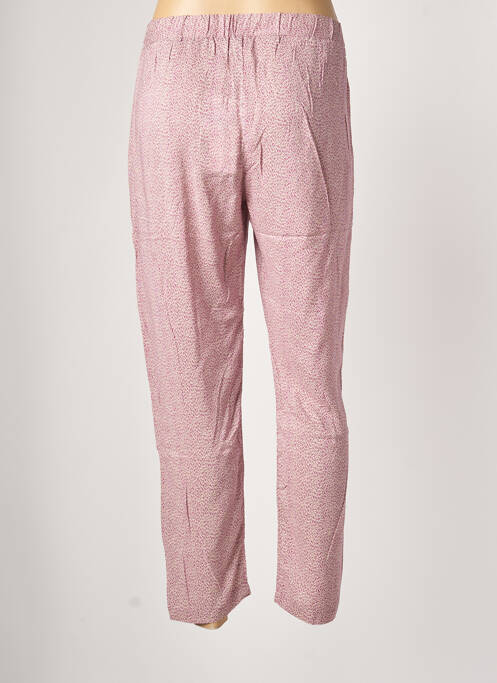 Pantalon droit taille élastique taille normale violet WMN femme