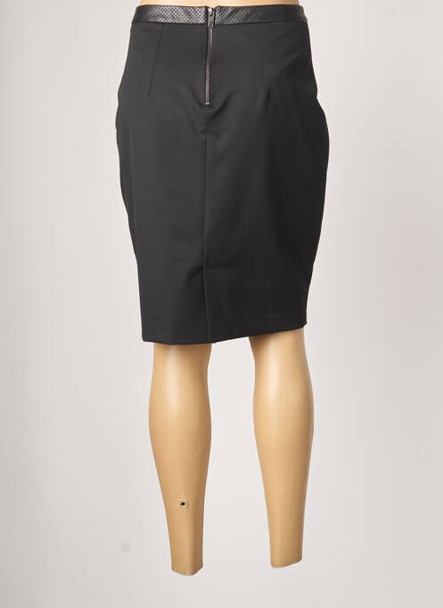 Jupe mi-longue noir I.CODE (By IKKS) pour femme
