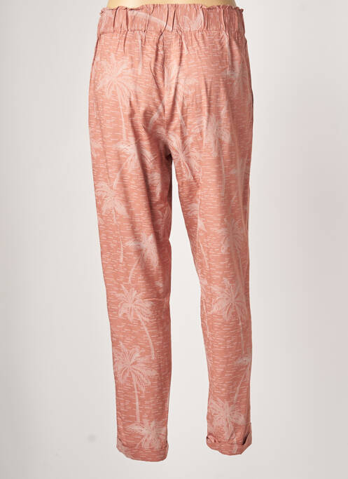 Pantalon droit rose GEISHA pour femme