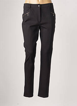 Pantalon slim stretch taille normale noir ANNE KELLY femme