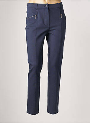Pantalon slim stretch taille normale bleu ANNE KELLY femme