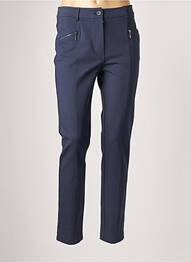 Pantalon slim stretch taille normale bleu ANNE KELLY femme