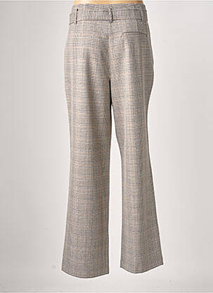 Pantalon large poches taille haute beige C'EST BEAU LA VIE femme