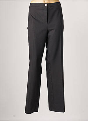 Pantalon droit taille élastique taille normale noir DIANE LAURY femme