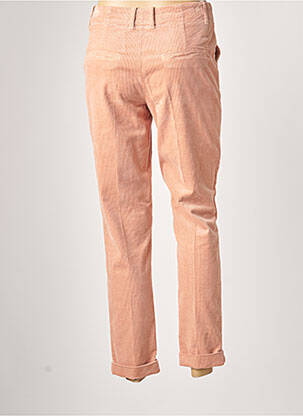 Pantalon chino fermeture zippée sous rabat boutonné taille normale rose OUI femme